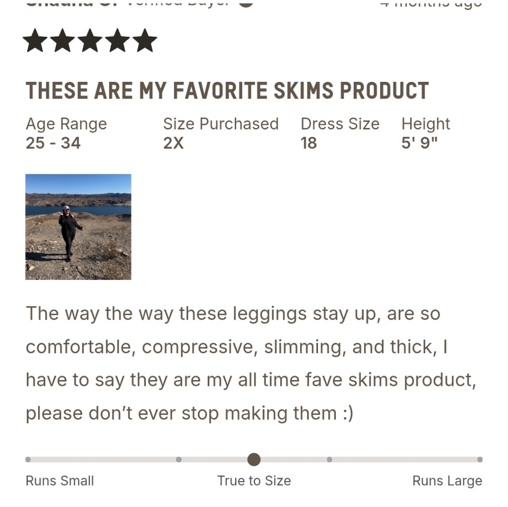 Skims BODY-NWOT Onyx leggings - Picture 8 of 9